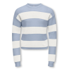 KIDS ONLY Franca Kort Strik Sweater - Soft Chambray