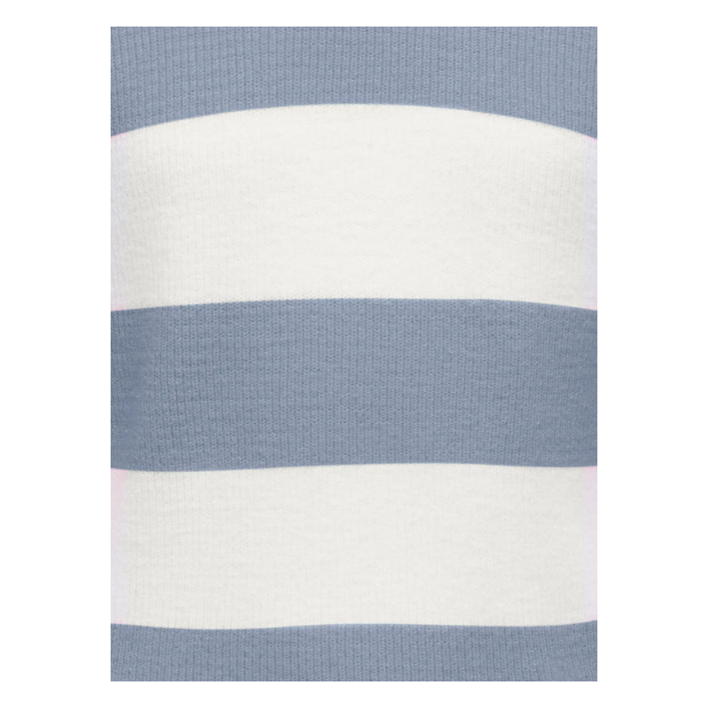 KIDS ONLY Franca Kort Strik Sweater - Soft Chambray