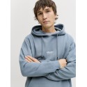 JACK & JONES Soho sweat hoodie - Blue Mirage