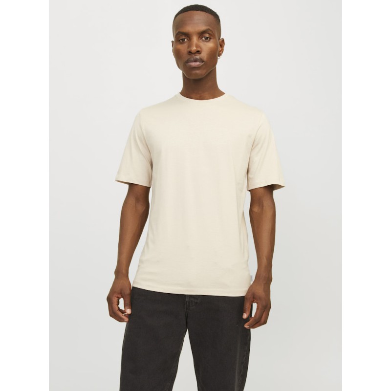 JACK & JONES Organic Basic T-shirt - Moonbeam