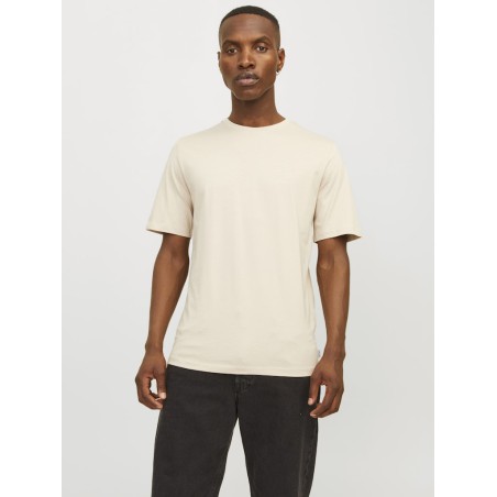 JACK & JONES Organic Basic T-shirt - Moonbeam