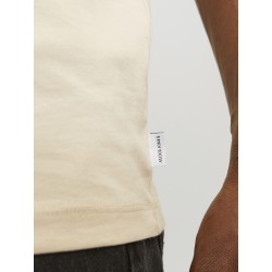 JACK & JONES Organic Basic T-shirt - Moonbeam