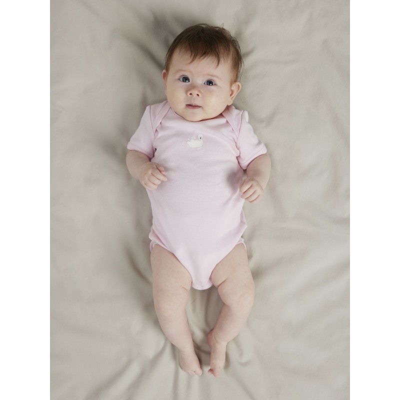 NAME IT Baby S/S Svane 3-pak Bodystocking - Endless Sky