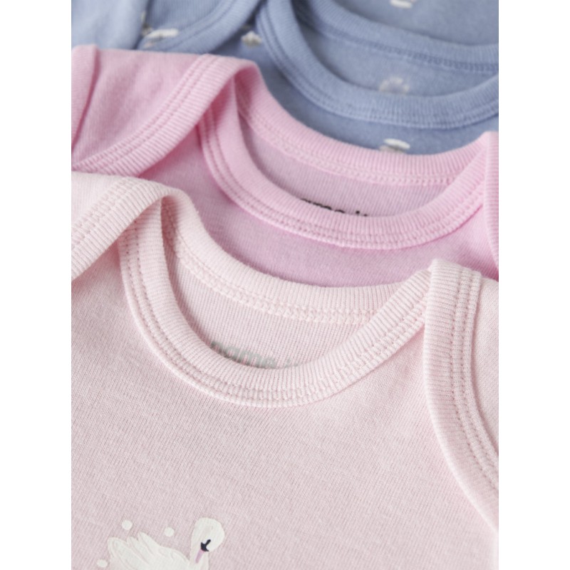 NAME IT Baby S/S Svane Bodystocking - Endless Sky