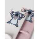 NAME IT Mini Diri Stitch Strømper 2-pak - Lavender Gray
