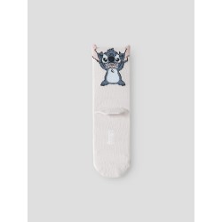 NAME IT Mini Diri Stitch Strømper 2-pak - Lavender Gray