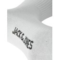 JACK & JONES Nolan Solid tennis Strømper 6-pak - Hvid/Sort