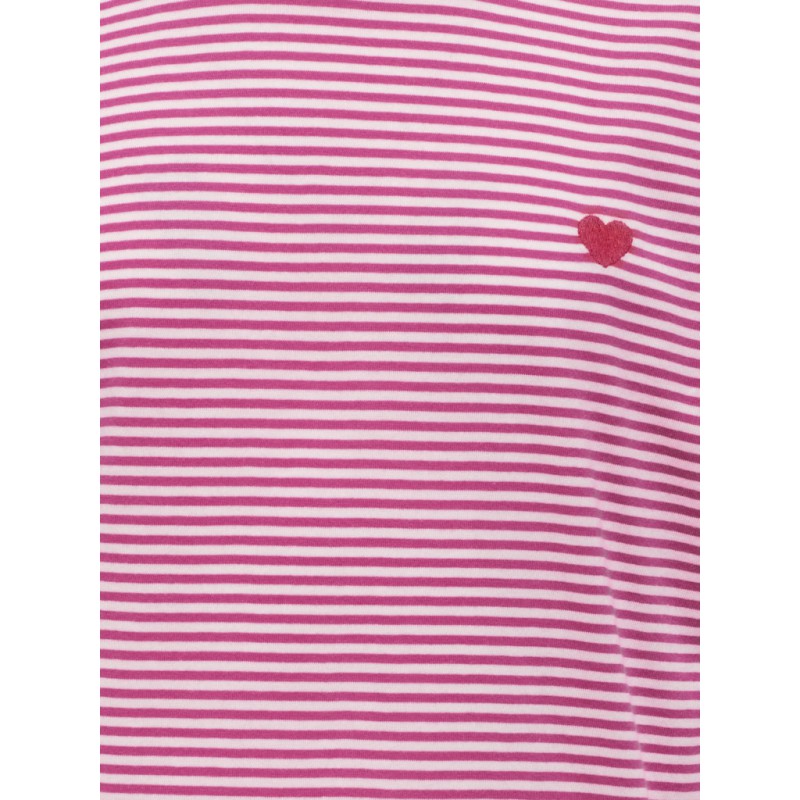 KIDS ONLY Pisa Maiken Crop S/S T-shirt - Cloud Dancer/Magenta