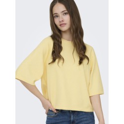 ONLY Loyal 2/4 Strik Pullover - Sunlight