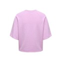 ONLY Loyal 2/4 Strik Pullover - Super Pink