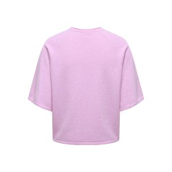 ONLY Loyal 2/4 Strik Pullover - Super Pink