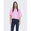 ONLY Loyal 2/4 Strik Pullover - Super Pink