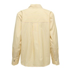 JDY Soho L/S Løs Stribet Skjorte - Double Cream