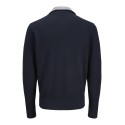 JACK & JONES Beaton Half zip Strik - Sky Captain