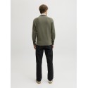 JJ REBEL Beaton Half zip Strik - Beetle