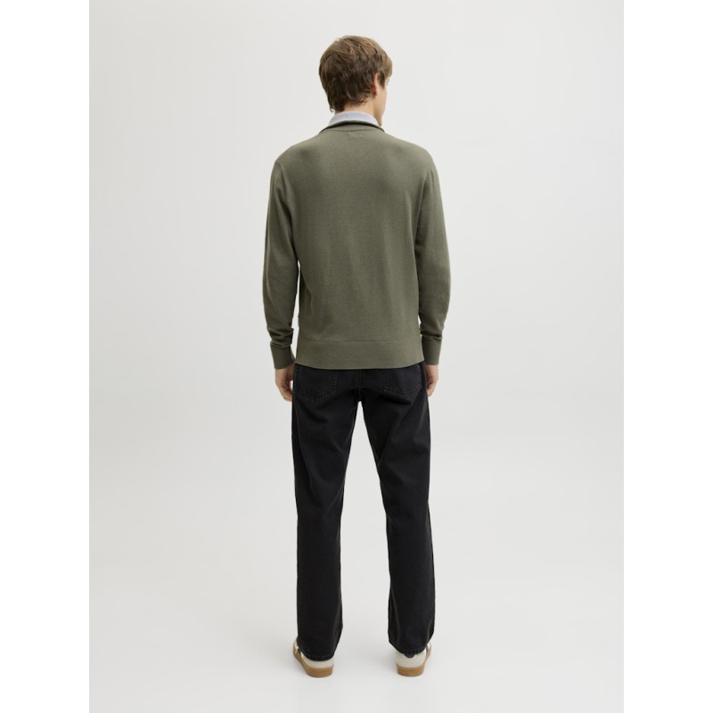 JJ REBEL Beaton Half zip Strik - Beetle