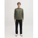 JJ REBEL Beaton Half zip Strik - Beetle