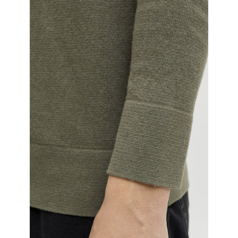 JACK & JONES Beaton Half zip Strik - Beetle