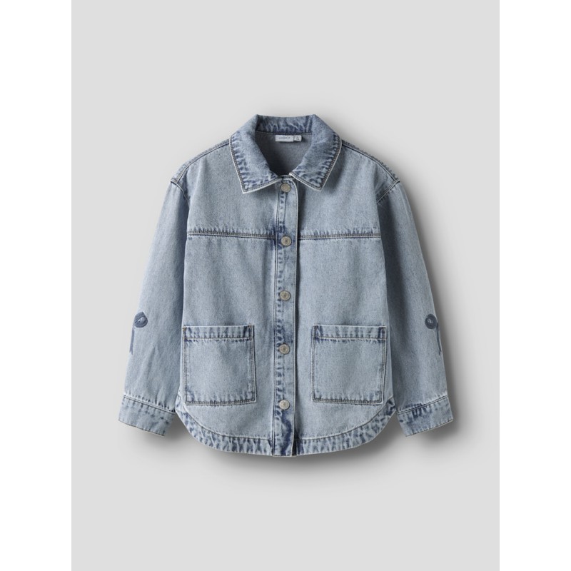 NAME IT KIDS Gloria Denim Jakke - Medium Blue Denim