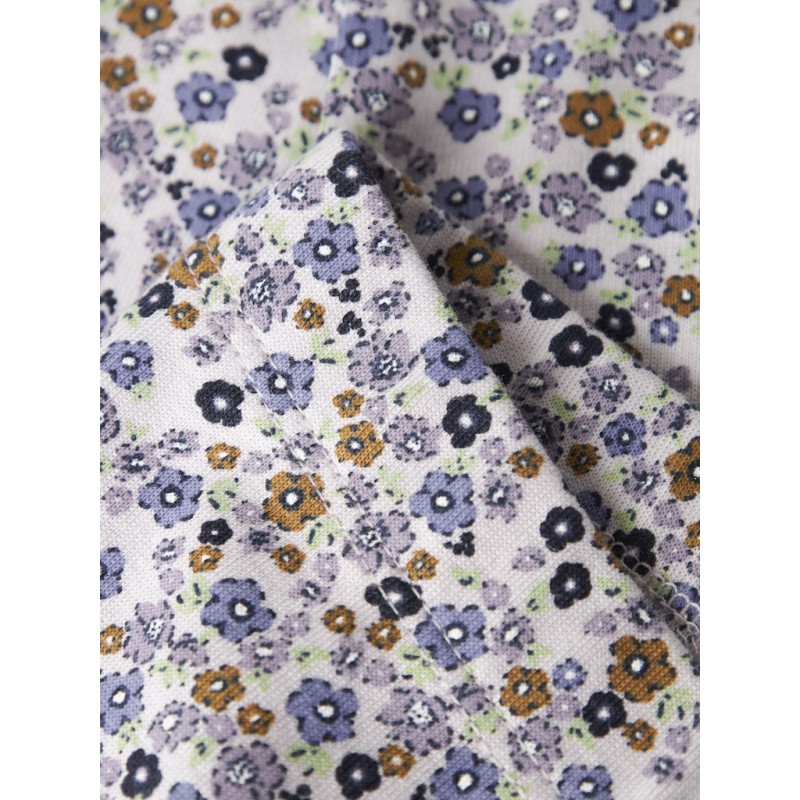 NAME IT Mini Tuline Slim Leggings - Lilac Marble