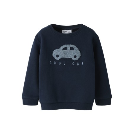 NAME IT Mini Bear Sweatshirt - Dark Sapphire