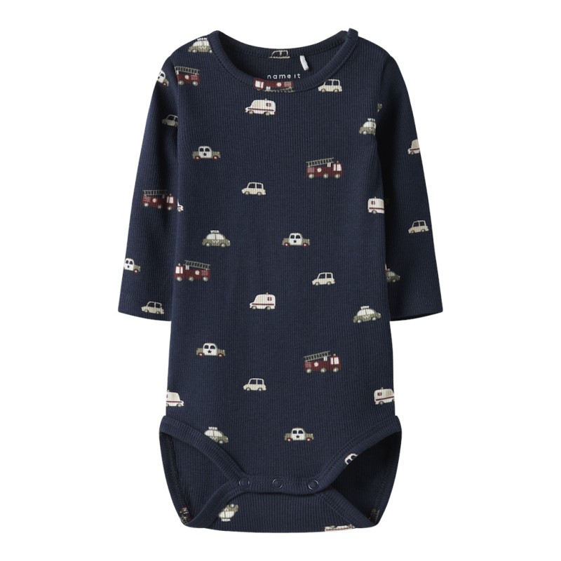 NAME IT Baby Thue L/S Bodystocking - Navy Blazer