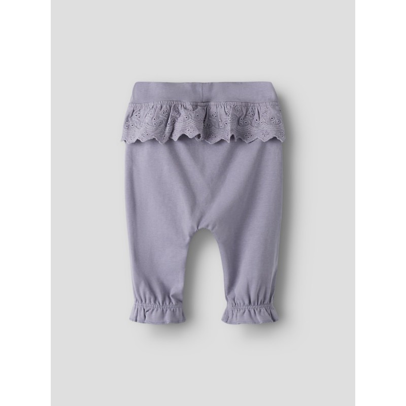 NAME IT Baby Troja Bukser - Lavender Gray
