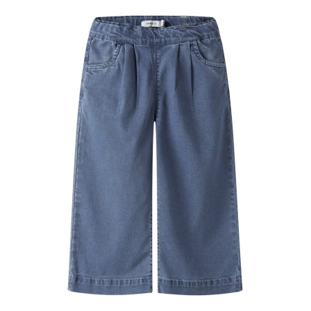 NAME IT Mini Bella Brede Pull-up Jeans  Medium Blue Denim
