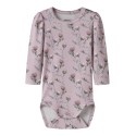 NAME IT Baby Teane L/S Bodystocking - Dawn Pink