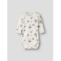 NAME IT Baby Animal Bodystocking 3-Pak - Jet Stream