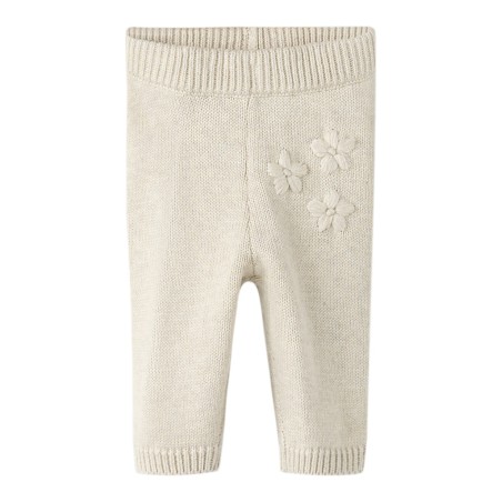 NAME IT Baby Toana Strik Bukser - Peyote Melange