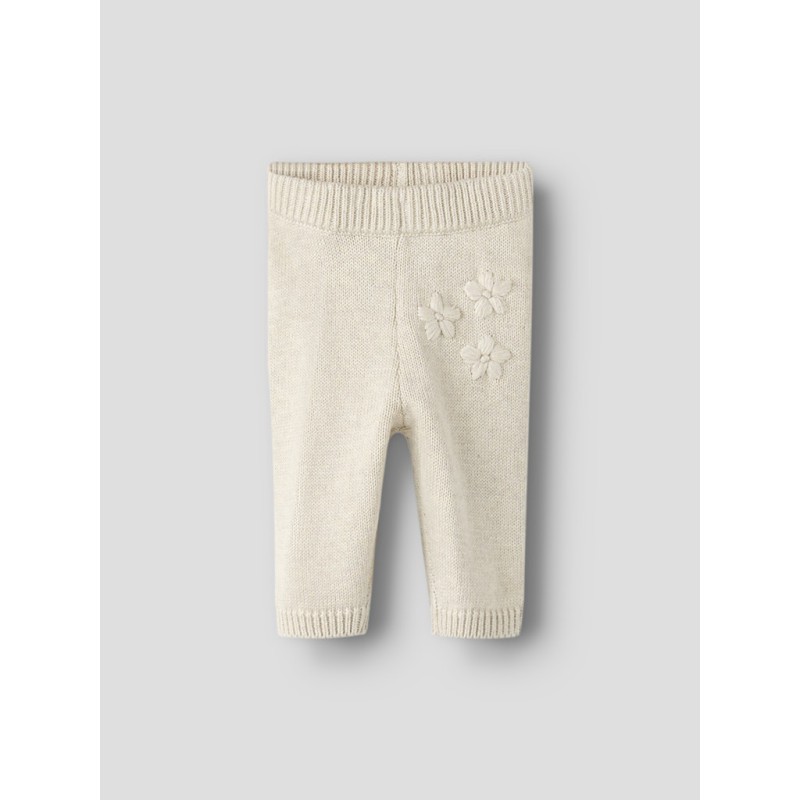 NAME IT Baby Toana Strik Bukser - Peyote Melange