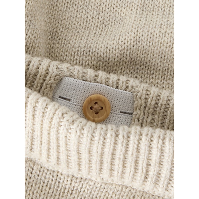 NAME IT Baby Toana Strik Bukser - Peyote Melange