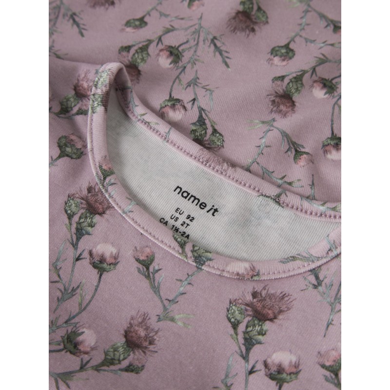 NAME IT Mini Teane L/S Slim Bluse - Dawn Pink