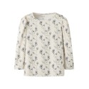 NAME IT Mini Teane L/S Slim Bluse - Pumice Stone