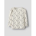 NAME IT Mini Teane L/S Slim Bluse - Pumice Stone