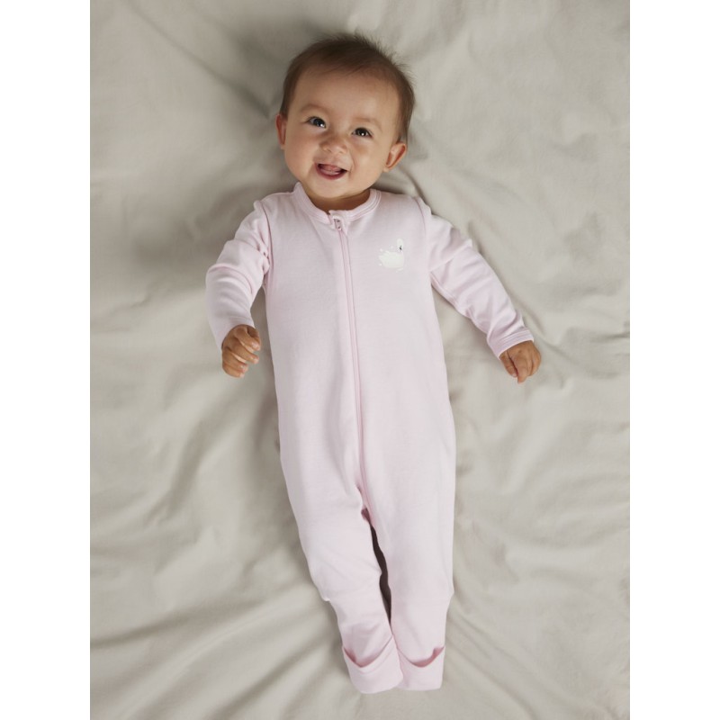 NAME IT Baby/Mini Svane Lynlås Natdragt - Endless Sky