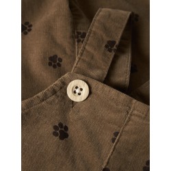 NAME IT Baby Tommi Overalls - Toasted Coconut