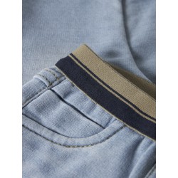 NAME IT BABY Silas Slim Sweat Jeans 7025 - Blue Denim