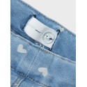 NAME IT MINI Salli Denim Leggings - Light Blue Denim / Heart