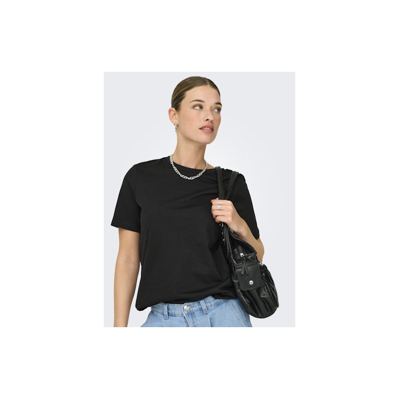 ONLY Freja Luxe T-Shirt - Sort