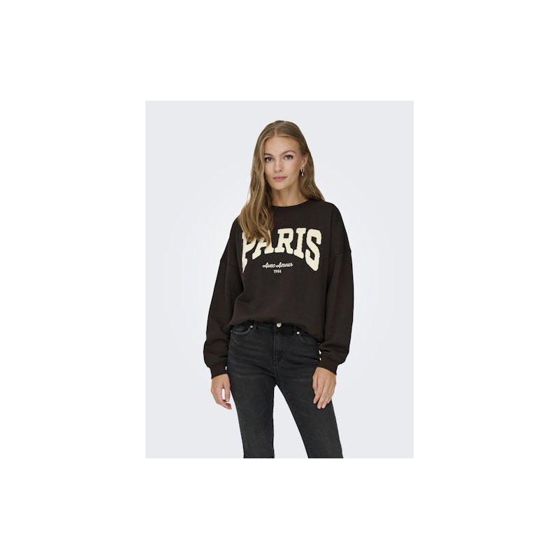 JDY Mesa langærmet sweatshirt - Ganache