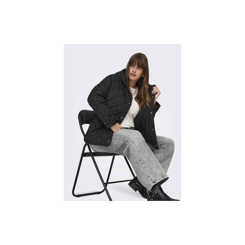 CARMAKOMA Juliet Quiltet Jakke - Sort