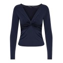 ONLY Lone L/S 'Knude' Top - Night Sky