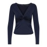 ONLY Lone L/S 'Knude' Top - Night Sky