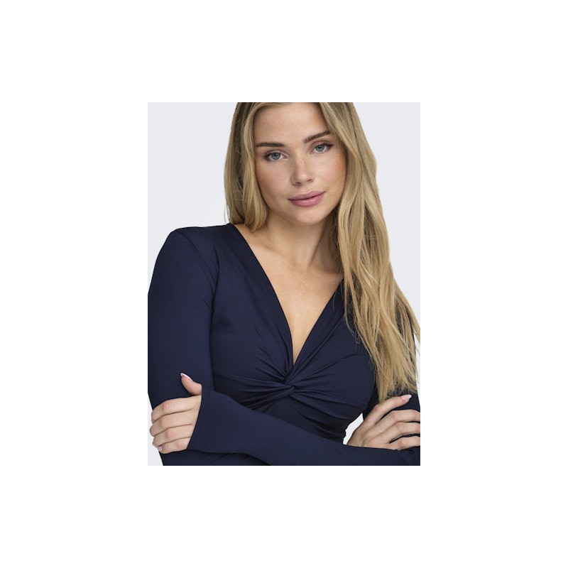 ONLY Lone L/S 'Knude' Top - Night Sky