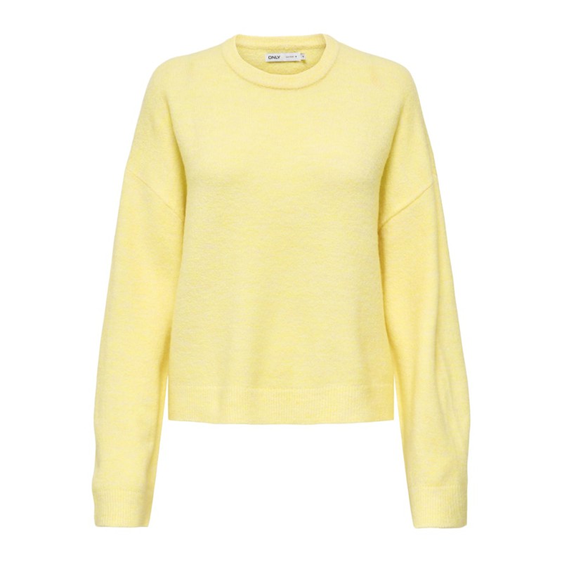 ONLY Simoni  L/S O-Neck Pullover - Mellow Yellow