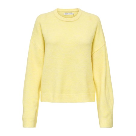 ONLY Simoni  L/S O-Neck Pullover - Mellow Yellow