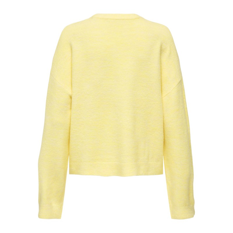 ONLY Simoni  L/S O-Neck Pullover - Mellow Yellow