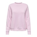 JDY Nanna L/S Text Sweatshirt - Pink Lady